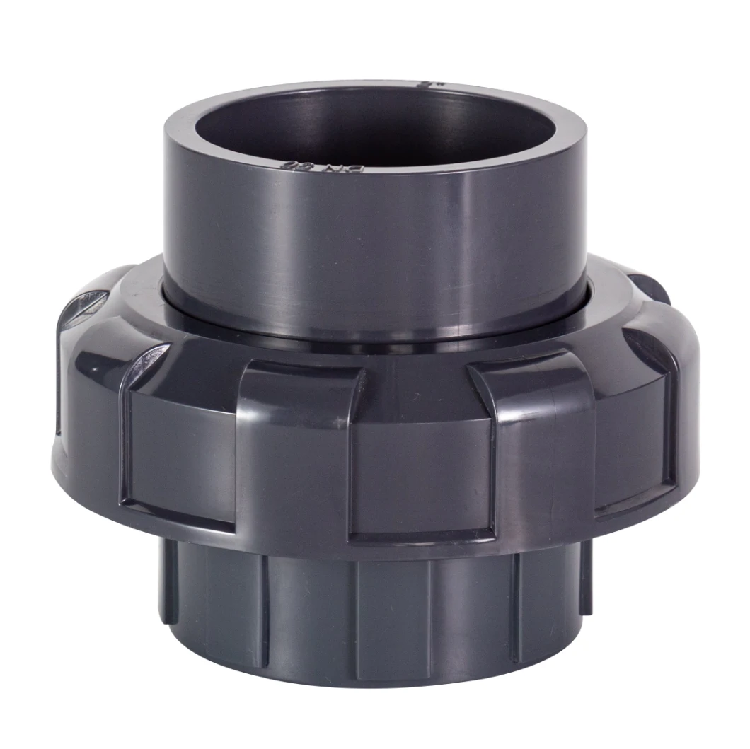 High Temperature Resistance DIN Standard Pn10 Pn16 PVC Plastic Fitting UPVC CPVC Union Industry Plumbing Pipe Fittings