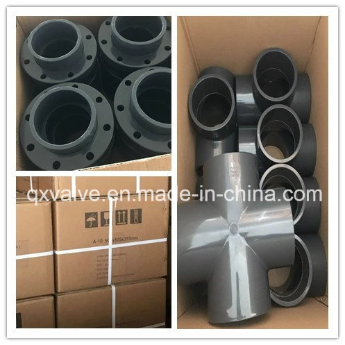 Factory Supplier PVC Pipe Fittings DIN Standard Pn10 and Pn16