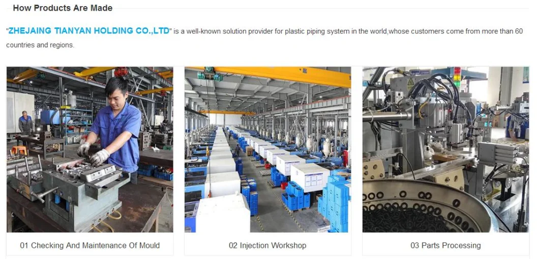 High Quality CPVC PVC Industrial System DIN Standard Pn20-Pn16 Plastic Fitting High Pressure Redecing Tee ASTM Standard Sch80