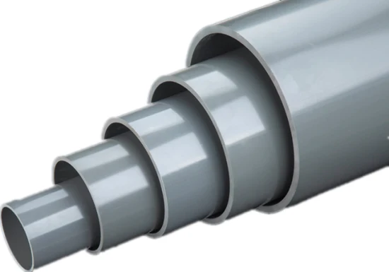 Высококачественное резиновое кольцевое соединение, фитинги для труб из ПВХ, фитинги для напорных труб из ПВХ, пластиковые ирригационные трубы и фитинги для водоснабжения, стандарт DIN 1,0 МПа.